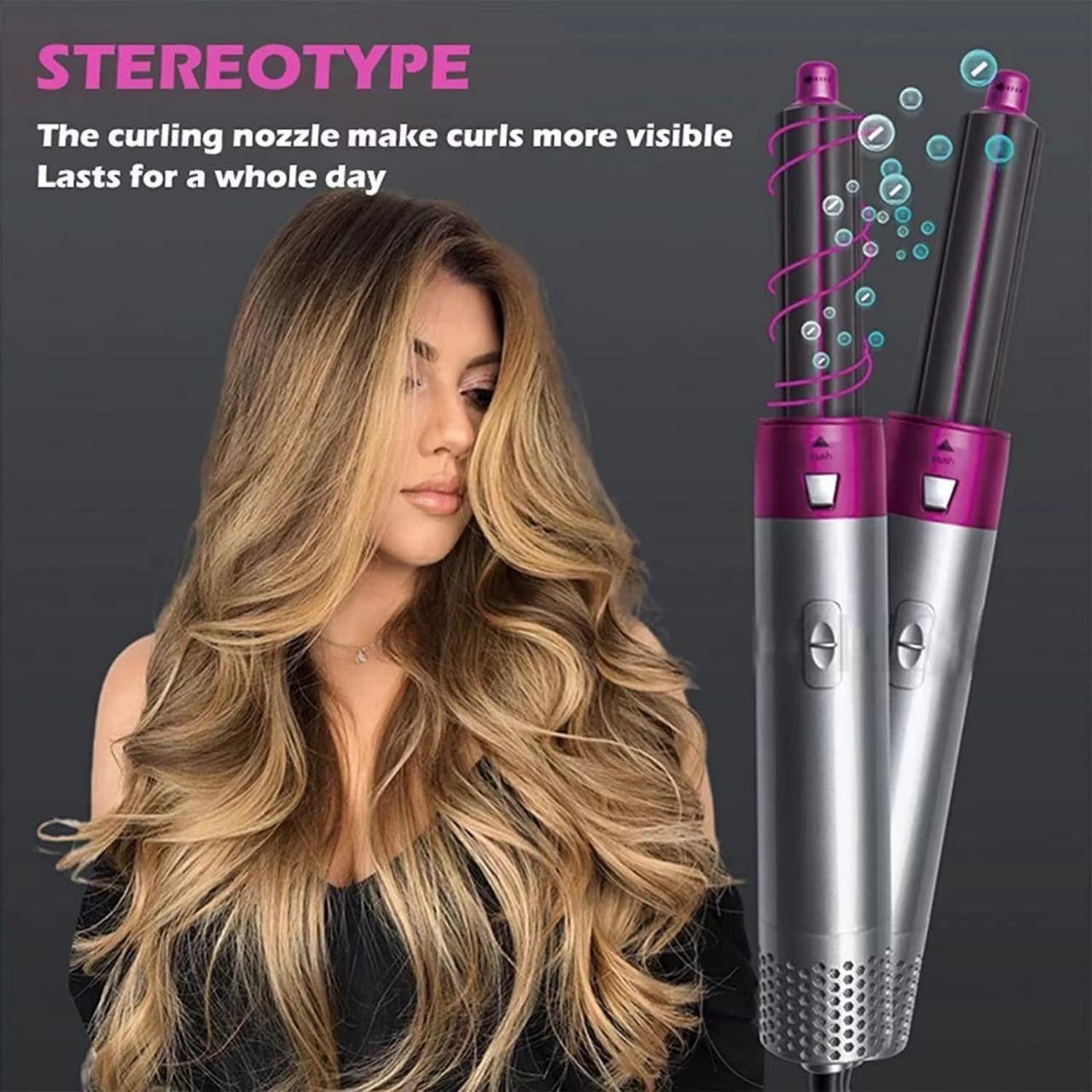 WavyPro 5-in-1 Hair Styling Tool with Auto Curler