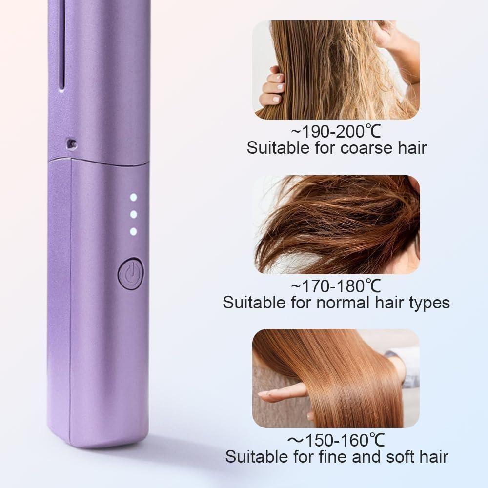 MiniPro™ Cordless Hair Styler + Hot Comb for Quick Touch-Ups