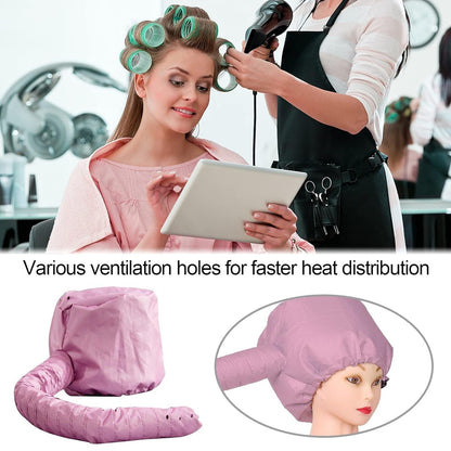 Hair Dryer Hooded Diffuser Cap for Curly, Speeds Up Drying