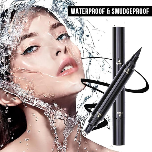 AYA Clamy Dual-End Liquid Eyeliner with Wing Stamp