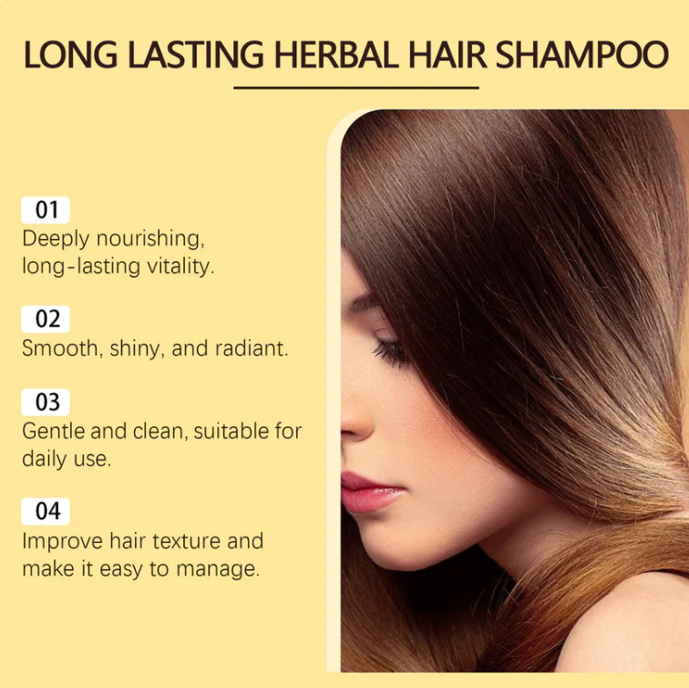 Japanese Long Lasting Natural Hair Dye Shampoo (Buy 1 Get 1 Free)