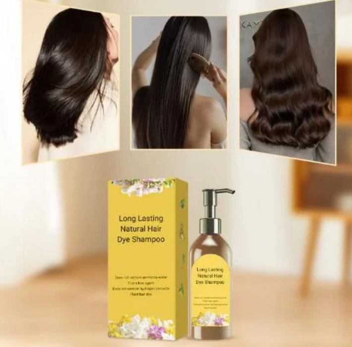 Japanese Long Lasting Natural Hair Dye Shampoo (Buy 1 Get 1 Free)