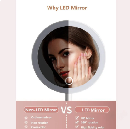 Wavycart™ Compact Makeup Vanity Box with LED Mirror