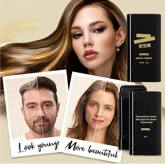 Instant Hair Color Stick with Built-In Comb
