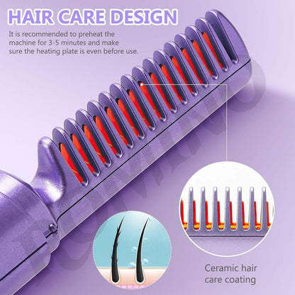 MiniPro™ Cordless Hair Styler + Hot Comb for Quick Touch-Ups
