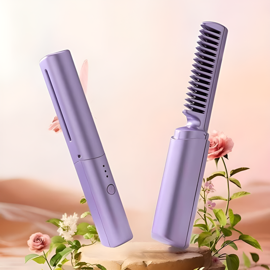 MiniPro™ Cordless Hair Styler + Hot Comb for Quick Touch-Ups